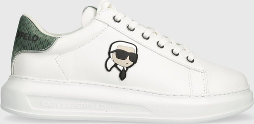 Buty sportowe Karl Lagerfeld ze skóry w sportowym stylu