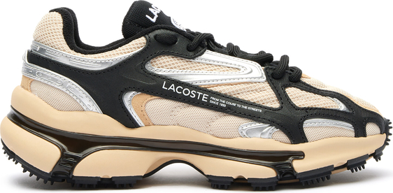Buty sportowe Lacoste sznurowane z płaską podeszwą w sportowym stylu