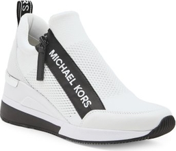 Buty sportowe Michael Kors na platformie ze skóry w sportowym stylu