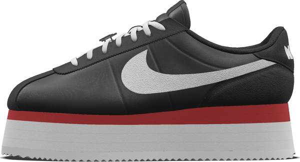 Buty sportowe Nike w sportowym stylu z płaską podeszwą cortez