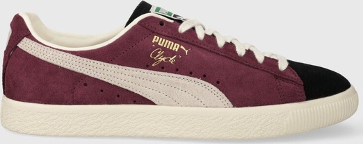 Buty sportowe Puma w sportowym stylu z płaską podeszwą z zamszu