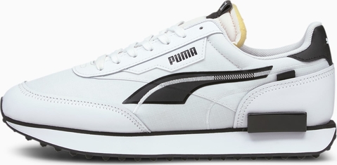 Buty sportowe Puma ze skóry sznurowane z płaską podeszwą