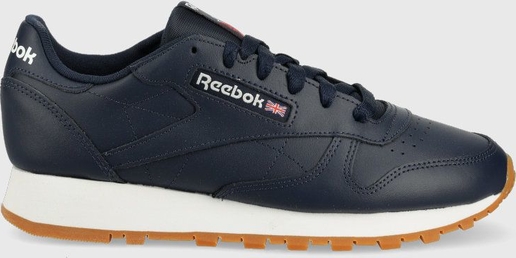 Buty sportowe Reebok Classic sznurowane w sportowym stylu z płaską podeszwą