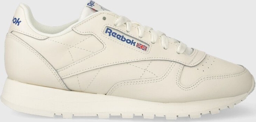 Buty sportowe Reebok Classic sznurowane ze skóry z płaską podeszwą