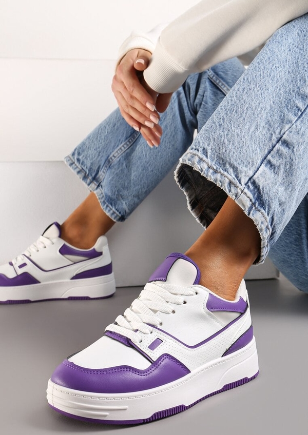 Buty sportowe Renee w sportowym stylu na platformie sznurowane