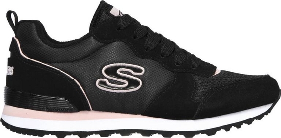 Buty sportowe Skechers w sportowym stylu sznurowane z płaską podeszwą