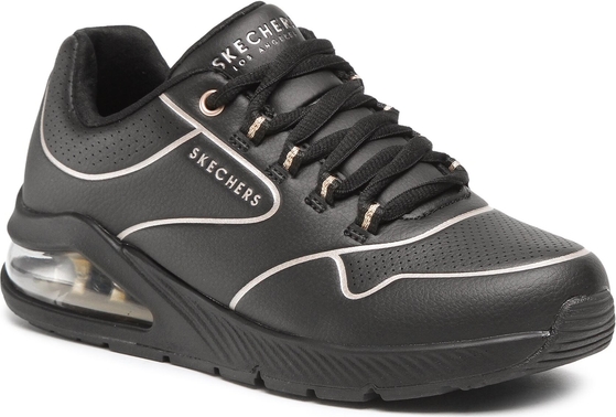 Buty sportowe Skechers z płaską podeszwą sznurowane