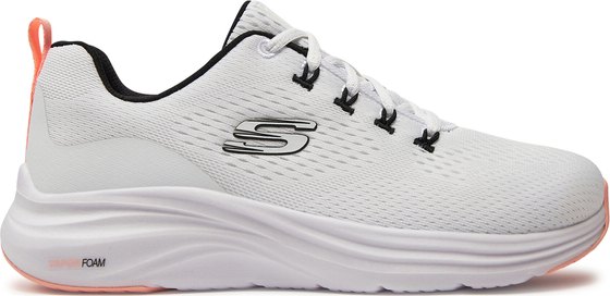 Buty sportowe Skechers z płaską podeszwą w sportowym stylu sznurowane