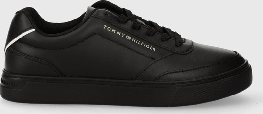 Buty sportowe Tommy Hilfiger w sportowym stylu ze skóry z płaską podeszwą