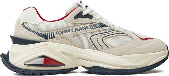 Buty sportowe Tommy Jeans w sportowym stylu sznurowane