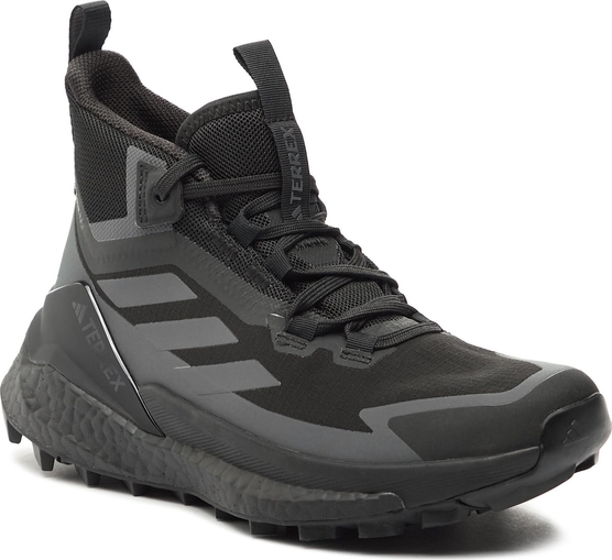 Buty trekkingowe Adidas z płaską podeszwą sznurowane