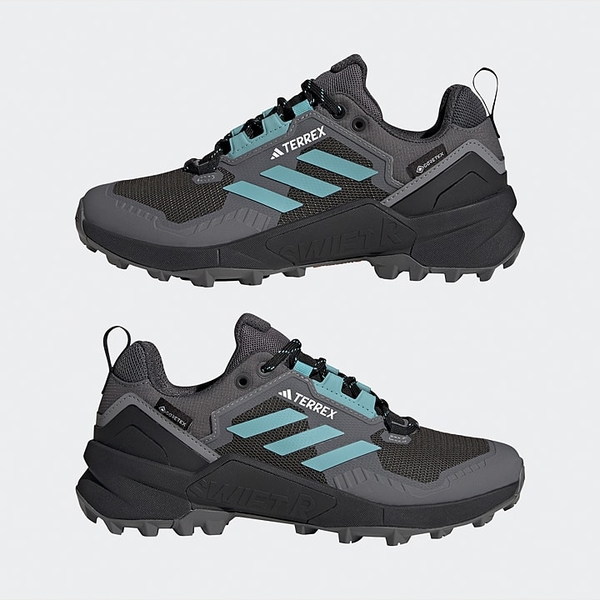 Buty trekkingowe Adidas z płaską podeszwą z tkaniny