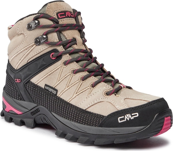 Buty trekkingowe CMP sznurowane z płaską podeszwą