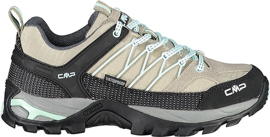 Buty trekkingowe CMP z tkaniny z płaską podeszwą sznurowane