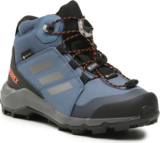 Buty trekkingowe dziecięce Adidas z goretexu sznurowane