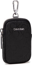 Calvin Klein Etui na słuchawki Ck Must Nylon Detacheable Pouch K60K609697 Czarny