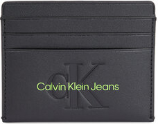 Calvin Klein Jeans Etui na karty kredytowe Sculpted Cardcase 6Cc Mono K60K611987 Czarny