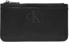 Calvin Klein Jeans Etui na karty kredytowe Sleek Coin Purse Solid K60K610338 Czarny