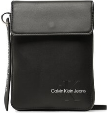 Calvin Klein Jeans Etui na telefon Sculpted N/S Phone Xbody Tag K60K610608 Czarny