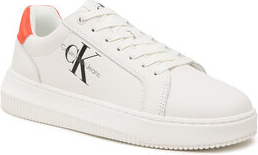 Calvin Klein Jeans Sneakersy Chunky Cupsole Mono Lth YM0YM00681 Biały