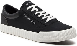 Calvin Klein Jeans Sneakersy Skater Vulc Low Laceup Mix In Dc YM0YM00903 Czarny