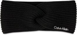 Calvin Klein Opaska materiałowa Ck Must Logo Twisted Headband K60K611400 Czarny