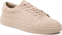Calvin Klein Sneakersy Low Top Lace Up Sue HM0HM00989 Beżowy