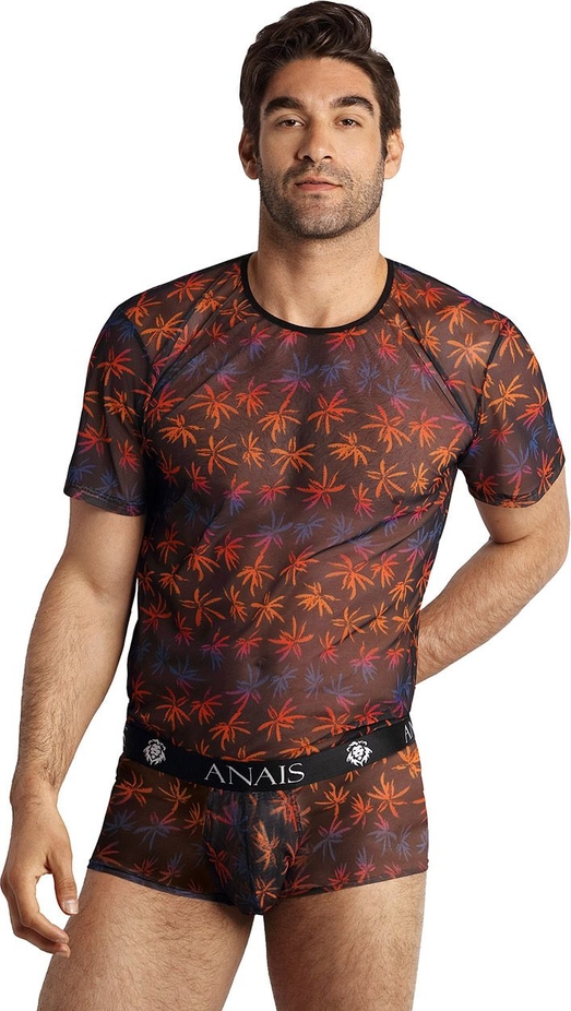 Chill koszulka męska, Kolor czarny-wzór, Rozmiar XL, Anais