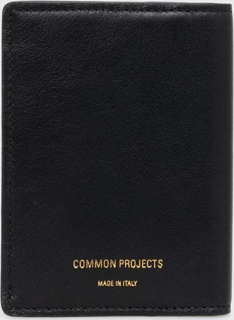 Common Projects etui na karty skórzane kolor czarny 9174
