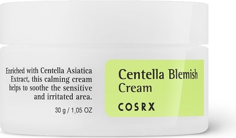 COSRX CENTELLA BLEMISH CREAM - Pielęgnacyjny krem do twarzy z wyciągiem z wąkroty azjatyckiej 30 ml