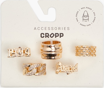 Cropp - 5 pack pierścionków w kolorze złotym - Złoty