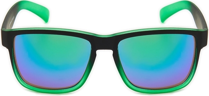 Cropp - Czarno-zielone okulary przeciwsłoneczne - Zielony