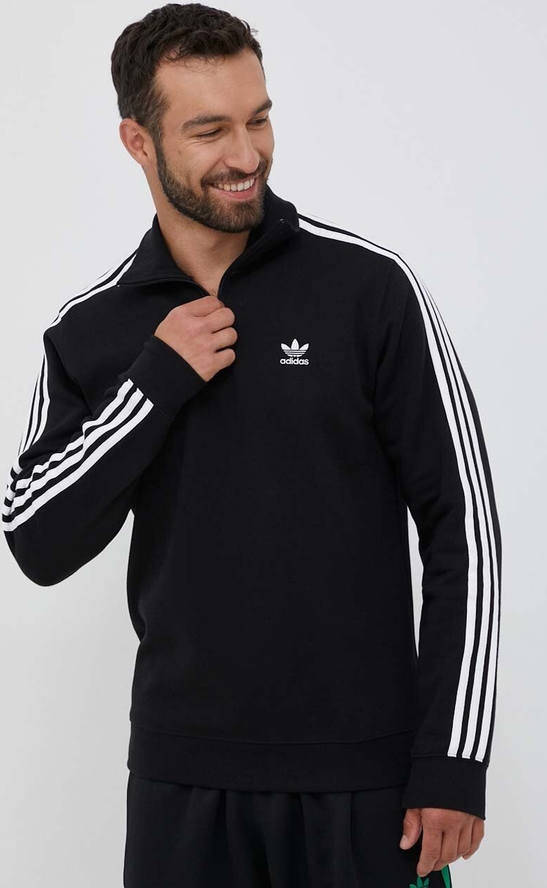 Czarna bluza Adidas Originals w sportowym stylu