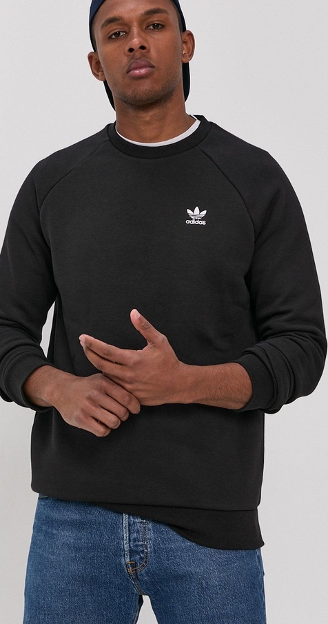 Czarna bluza Adidas Originals w sportowym stylu