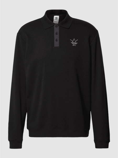 Czarna bluza Adidas Originals z bawełny w stylu casual