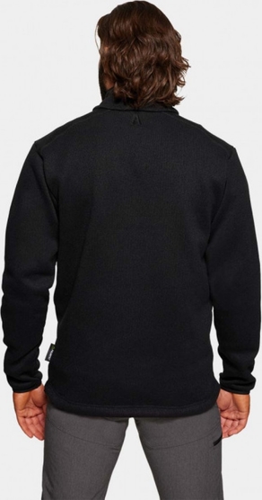 Czarna bluza Alpinus w sportowym stylu z polaru
