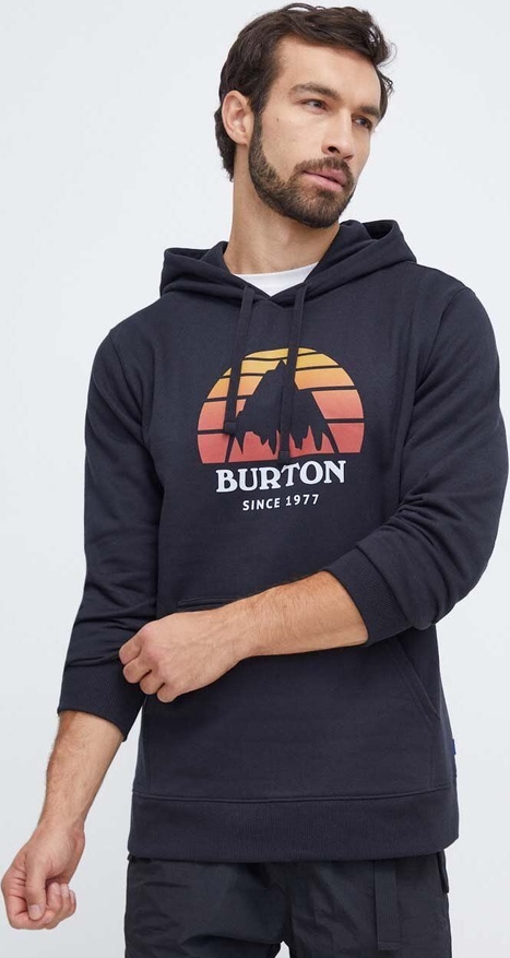 Czarna bluza Burton w młodzieżowym stylu