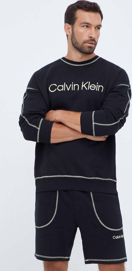 Czarna bluza Calvin Klein Underwear w młodzieżowym stylu z bawełny