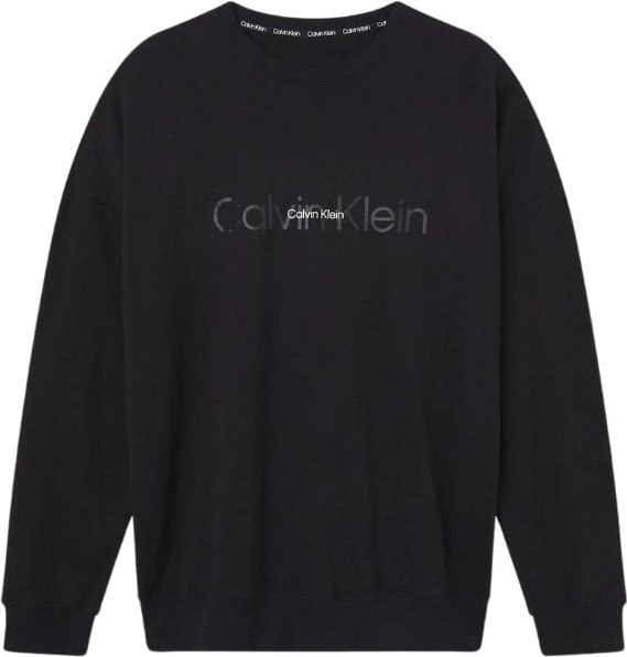 Czarna bluza Calvin Klein z bawełny w stylu casual