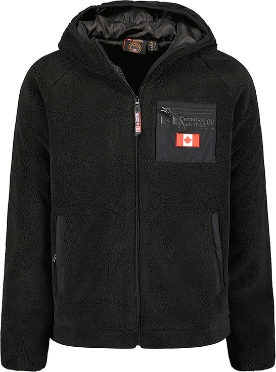 Czarna bluza Canadian Peak z polaru w stylu casual