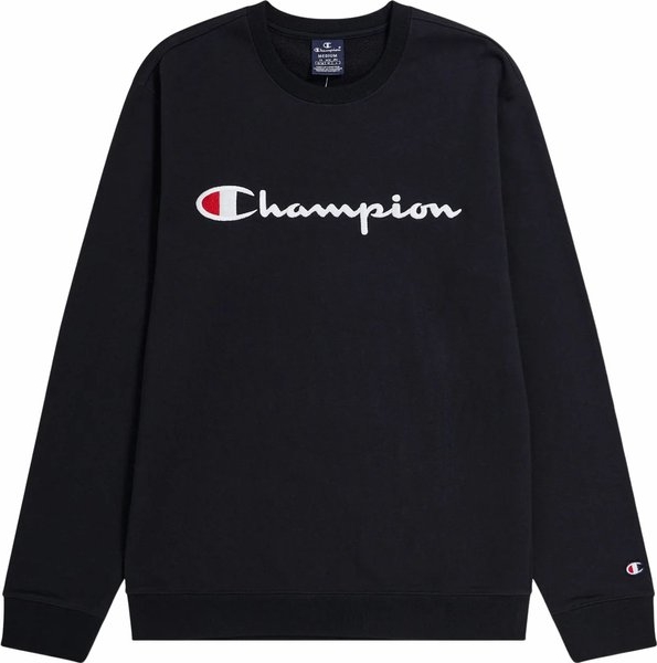 Czarna bluza Champion w stylu klasycznym z tkaniny