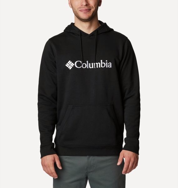 Czarna bluza Columbia z bawełny w stylu klasycznym