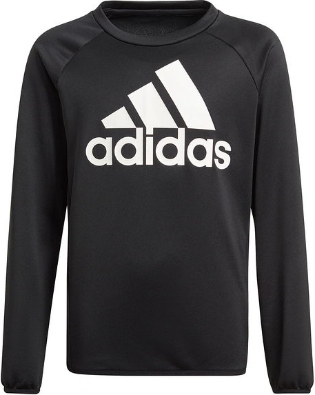 Czarna bluza dziecięca Adidas dla chłopców