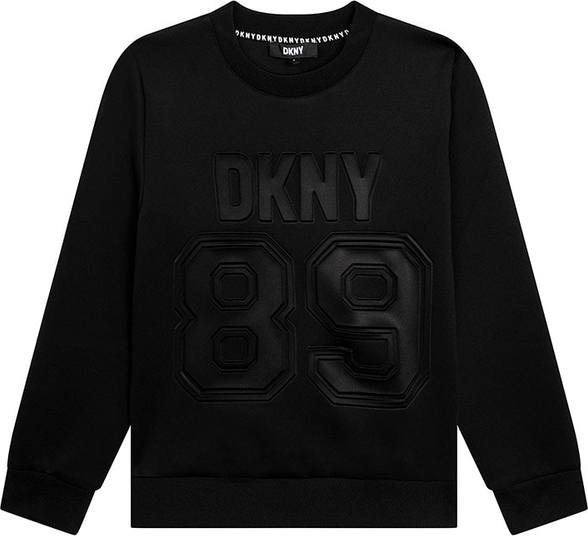 Czarna bluza dziecięca DKNY dla chłopców