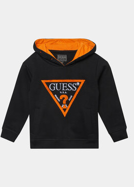 Czarna bluza dziecięca Guess dla chłopców
