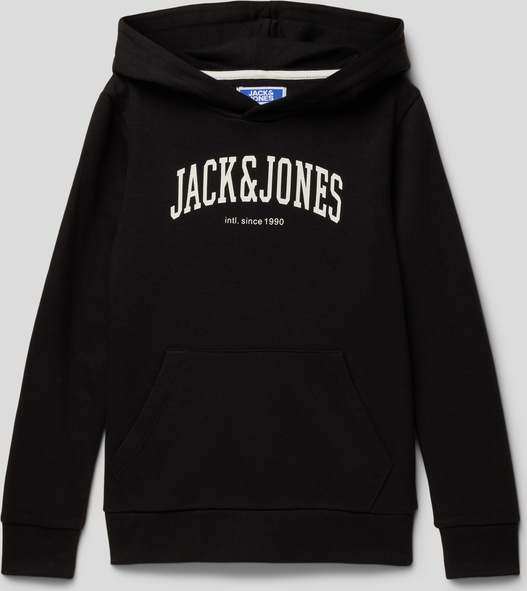 Czarna bluza dziecięca Jack & Jones dla chłopców