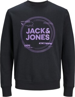 Czarna bluza dziecięca Jack&jones Junior dla chłopców
