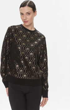 Czarna bluza Elisabetta Franchi w młodzieżowym stylu