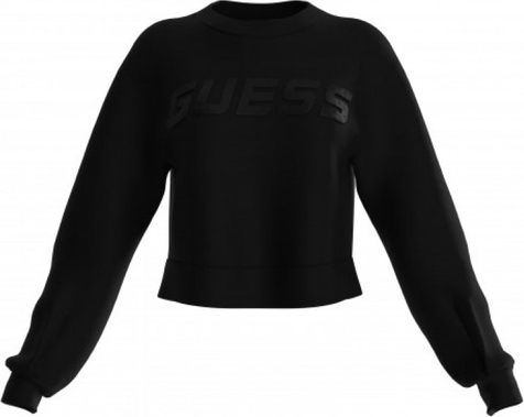 Czarna bluza Guess bez kaptura w stylu casual