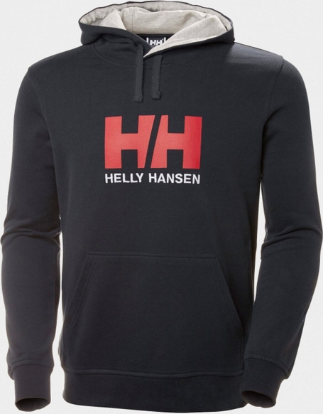 Czarna bluza Helly Hansen w młodzieżowym stylu z bawełny